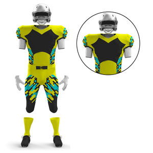 Impression par sublimation Bonne qualité Meilleur design Uniforme de sport pour homme Hauts de football américain Maillot de football américain pour homme - Product Image 4