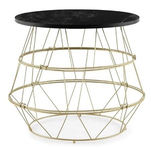 Tables artisanales en fil métallique au look moderne avec finition personnalisée, idéales pour la décoration du salon ou du patio - Product Image 6