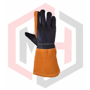 Gants de soudage professionnels avec paume résistante à l'abrasion et ajustement ergonomique - Product Image 5