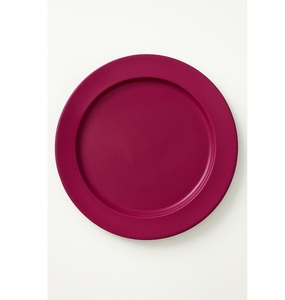 Assiettes de présentation rondes décoratives violettes en gros avec bordure en relief pour événements de restauration, mariages, banquets et décoration de table - Product Image 3