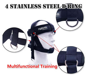 Arnés de Cabeza con Relleno de Neopreno para Entrenamiento Muscular de Cuello, Accesorios de Gimnasio, Arnés de Cabeza con Cadena Resistente y Logotipo Personalizado - Product Image 4