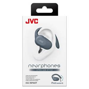 Écouteurs Bluetooth TWS JVC NEARPHONE Pivot Motion avec microphone, casque sport bleu, modèle HA NP40T a U 0990639 - Product Image 2