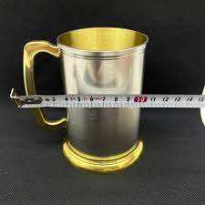 Elegante taza de mula de Moscú ecológica de HF Crafts Diseño único Cobre Metal Bajo costo para un aspecto atemporal - Product Image 4