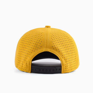 Gorra Deportiva Impermeable de Poliéster con Orificios Cortados con Láser, Gorra de Golf Perforada de 5 Paneles, Gorra de Béisbol con Logotipo de Goma Impermeable - Product Image 6