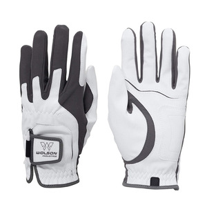 Wolson Industry Factory Venta directa Diseñe su propio logotipo Guantes de golf transpirables de cuero Cabretta suaves a todo color de alta calidad. - Product Image 3