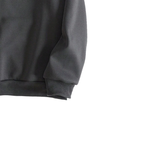 Sweat à capuche pour homme en molleton bouclette 100% coton, coupe oversize, délavé à l'acide, effet soleil, avec logo personnalisé sérigraphié en strass, style vintage uni, ODM, collection Printemps - Product Image 6