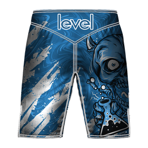 Pantalones cortos personalizados al por mayor para hombres con aberturas sublimación impresa No Gi Bjj Fight MMA Grappling - Product Image 2