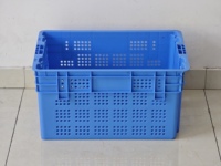 Caisse en plastique empilable et pliable UGET pour le stockage et le transport des fruits – Gestion efficace, type amélioré des boîtes en plastique