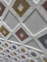 GOLDENMOON Wirtschaftlicher Hochwertiger Großflächiger Moderner Maschinell Gefertigter Hochflor-Wohnzimmerteppich Weicher Wärmesetzerlegter Schling-Polyester
