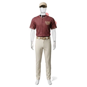 Uniforme de Béisbol Tallas Grandes Disponibles, Tela Transpirable, Pedidos por Equipo con Descuento, Tela 100% Poliéster que Absorbe la Humedad - Product Image 1