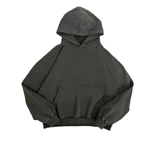 Survêtement décontracté personnalisé de haute qualité Conception à capuche en vrac Poignets côtelés Ourlet 100% coton Coutures durables et lourdes pour une longue durée - Product Image 4