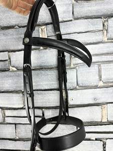 บังเหียนม้าขนาดเต็มสำหรับนักล่าการกำจัดโลโก้ตามสั่งหนังใส่สบายพร้อมบังเหียนแบบเย็บแฟนซีสำหรับการกำจัด - Product Image 2