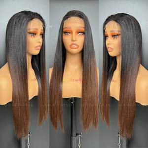 Wig <b>Human</b> <b>Hair</b> <b>Extensions</b> <b>Human</b> <b>Hair</b> Brown Tip Double Straight Vietnamese Natural <b>Real</b> Remy <b>Human</b> <b>Hair</b> <b>Extensions</b> for Women - Product Image 6