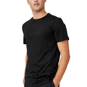 Venta al por mayor de los hombres de algodón de gran tamaño camisetas de ajuste suelto de peso pesado personalizado logotipo 3D para Puff estampado Ringer patrón sólido - Product Image 1