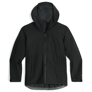 Chaqueta impermeable para hombre con impresión personalizada Fabricante OEM Chubasquero transpirable para exteriores Soporte de etiqueta privada - Product Image 5