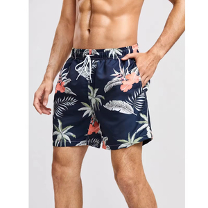 Pantalones Cortos Casuales de Lona para Hombre, 100% Poliéster, con Estampado, Bolsillos y Cintura Media, Verano 2026, Venta al Por Mayor - Product Image 6