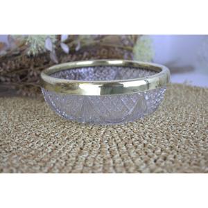 Handmade Custom Design Elegant Golden Luxury Quality Round Shape Decorative Fruit Serving Bowl In Wholesale Price - Product Image 1