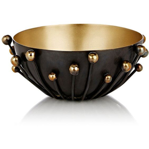 Elegante Tazón Decorativo de Metal para Mesa, Centro de Mesa Moderno y Lujoso para Mesa de Comedor, Cocina, Oficina y Decoración del Hogar - Product Image 3