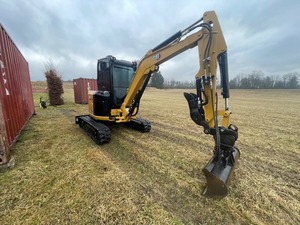 รถขุดขนาดเล็ก Caterpillar 303.5 CR น้ำหนัก 3.5 ตัน เครื่องยนต์ดีเซล แบบตีนตะขาบ |   อุปกรณ์ก่อสร้างระบบไฮดรอลิก - Product Image 4