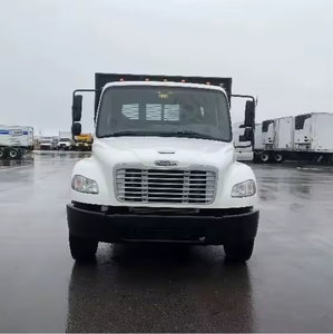 Top Affordable Deals USED 2019 M2 26 ft Flatbed <b>Truck</b> - 220HP 6 Speed Automatic Ready To Ship Door To Door - Product Image 1