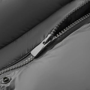 Veste à capuche zippée personnalisée de haute qualité pour hommes Veste en duvet d'hiver en toile directement du fabricant - Product Image 5