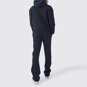 Survêtements décontractés en flanelle pour hommes, hiver, couleur unie, grande taille, respirant, logo personnalisé, service OEM, prix de gros - Product Image 2