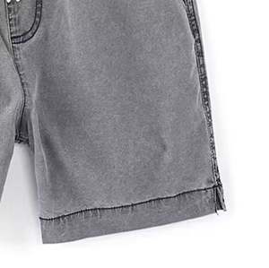 กางเกงขาสั้นผู้ชายคุณภาพสูง ล้างสีแบบแอซิด ผ้าฝ้าย รับผลิตแบรนด์ OEM กางเกงขาสั้นล้างสีแบบแอซิดสุดเทรนดี้ ลุคฤดูร้อนสำหรับผู้ชาย มีจำหน่าย ปี 2026 - Product Image 4