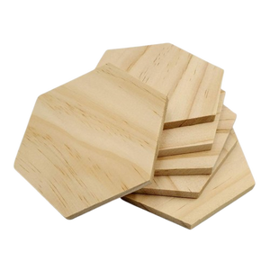 Ensemble de 4 sous-verres à café Design de luxe 2025 sous-verres en bois Top vente accessoires de décoration de Table en bois et pierre prix de gros - Product Image 5