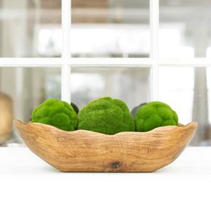 Bols à pâte en bois décoratifs de grande taille pour la maison accents de restaurant gros grand bol à bougie en bois - Product Image 2