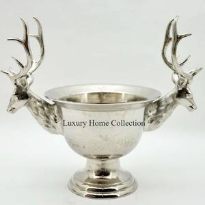 Unique Design Decorative <b>Ice</b> Chiller and <b>Bucket</b> <b>Silver</b> Color Shiny Polished Beverages Tubs and Champagne Chiller Tubs Supplies - Product Image 2