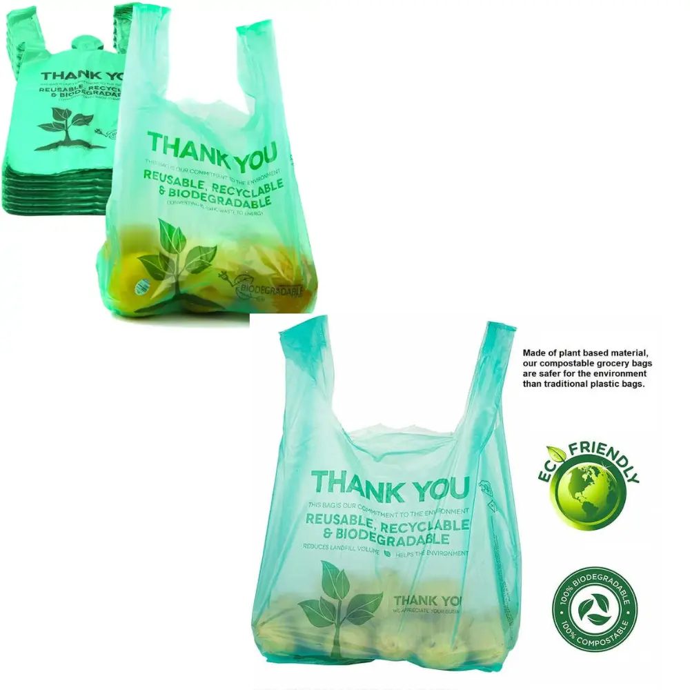 T Shirt Sacos De Plástico Preço De Atacado Ecológico Para Loja Fabricante Embalagem Personalizada Impressa Personalizada Vietname