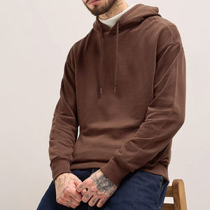 Precio al por mayor Material transpirable Color sólido Hombres Sudaderas con capucha Estilos Casual Sudaderas con capucha Personalice su propio logotipo Hombres Sudaderas con capucha - Product Image 1