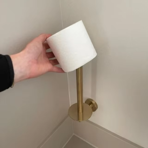 Porte-papier toilette en acier inoxydable de luxe avec un design antidérapant durable, cadeau de pendaison de crémaillère écologique - Product Image 2