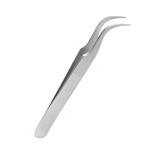 Pince à épiler en acier inoxydable pour maquillage des yeux Pince à cils personnalisée Pince à cils belle et durable - Product Image 4