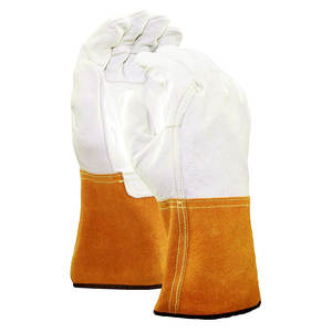 ถุงมืองานเชื่อมถุงมือหนังถุงมือขัดมือสำหรับงานอุตสาหกรรม - Product Image 1