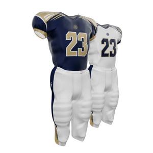 Diseño de tendencia Malla de poliéster Camisetas de fútbol americano Ropa deportiva Transpirable Sublimación Imprimir Tallas grandes Kit de fútbol Jerseys - Product Image 4