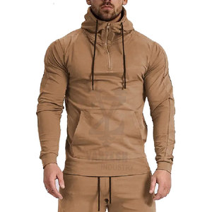 Traje de jogging con logotipo personalizado, chándal informal para hombre, ropa de entrenamiento de color sólido, chándal para hombre, chándal para hombre - Product Image 6