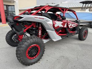 NUEVO DISEÑO 2025 Can-Am Maverick X3 RS Turbo Rojo Fuego y Plateado Hiperbrillante <span class=keywords><strong>UTV</strong></span> PARA ADULTOS - Product Image 1