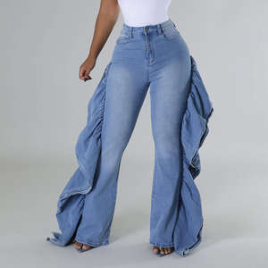 Jean Boyfriend Décontracté Femme Taille Mi-Haute Personnalisé OEM 2026 avec Détail Lacets, Longueur Genou, Tissu Adouci et Échantillon Gratuit - Product Image 2