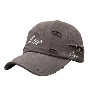 Verano lavado algodón mujeres estampado desgastado Retro papá deportes sombreros moda Casual Color sólido gorras de béisbol ajustables - Product Image 3