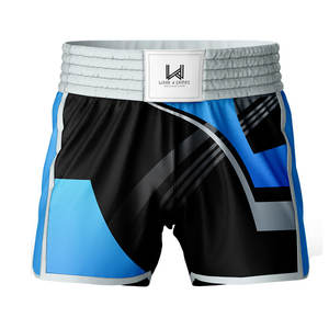 Porter 4 jeux personnalisés Sublimation Short de boxe Troncs Kick Arts Martiaux Training Respirant Durable Gym Shorts - Product Image 4