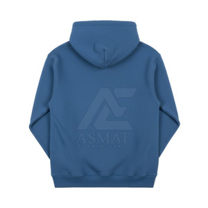 เสื้อฮู้ดดี้ปักลายหนานุ่ม สไตล์ลำลองสำหรับฤดูหนาว ผ้าคอตตอนผสม ทรงพูลโอเวอร์ สำหรับผู้ชาย - Product Image 5