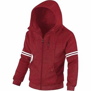 เสื้อฮู้ดผู้ชายผ้าฝ้ายโพลีเอสเตอร์สีทึบมาใหม่ล่าสุด - Product Image 1