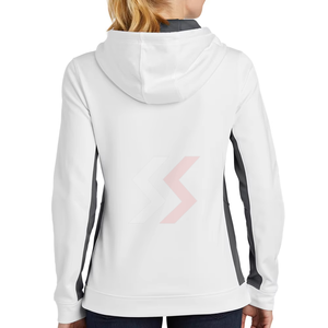 เสื้อฮู้ดแบบสวมหัวของผู้หญิงเสื้อมีฮู้ดเสื้อสวมหัวพิมพ์โลโก้แบบกำหนดเอง - Product Image 2