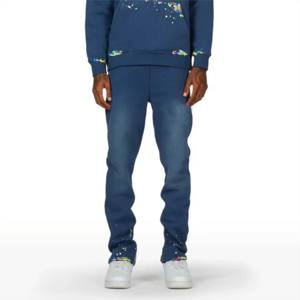 Sweatsuits à la mode empilés lavés à l'acide pour femmes et hommes-Vêtements de loisirs confortables, élégants et uniques - Product Image 5