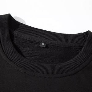 Vente en gros de sweatshirt à col rond en éponge française pour hommes impression personnalisée style de rue tissu polaire à motif solide pour le printemps - Product Image 5