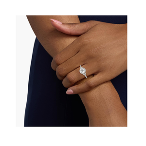 Timeless Women's Vintage Engagement <b>Ring</b> <b>Silver</b> Brilliant Diamond Center Stone <b>Set</b> Ornate Band Sophisticated - Product Image 4