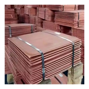 แผ่นโลหะอิเล็กโทรไลติกเกรดแคโทดทองแดงบริสุทธิ์สูง9999เปอร์เซ็นต์สำหรับการจำหน่ายทั่วโลก - Product Image 4