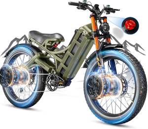 BEST R Pro 3 4000W Electric Bike Adults 48V 70AH Lithium Battery Aluminum Alloy <b>Frame</b> Long Range 200Mile Dual Motor <b>Ebike</b> 46MPH - Product Image 1