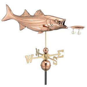 Girouettes en cuivre de qualité supérieure fabriquées à la main avec des sculptures d'animaux uniques conçues pour les toits de ferme décoratifs - Product Image 3